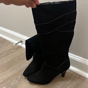 Karen Scott Black Heeled Boots